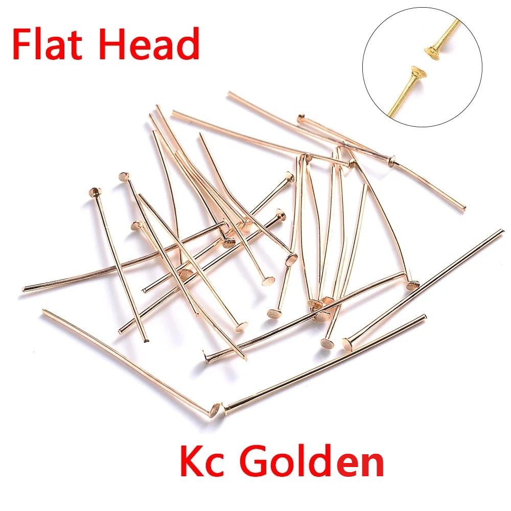 Metal Flat Head Pins
