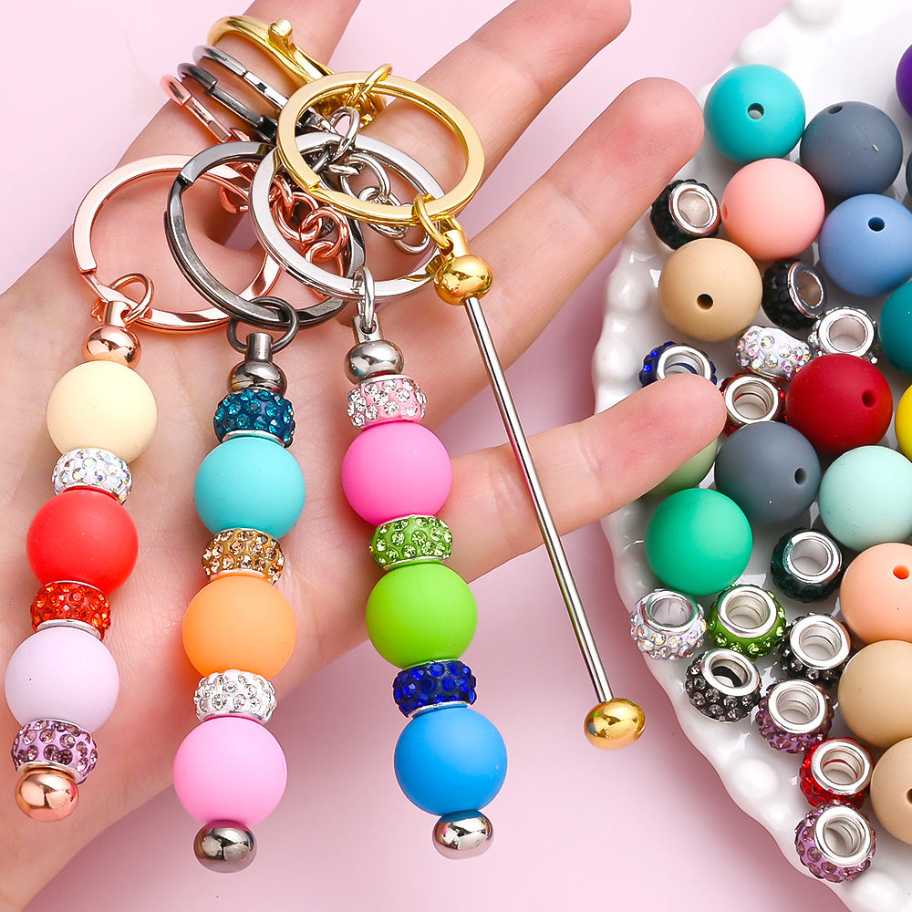 Beadable Keychain DIY Kit