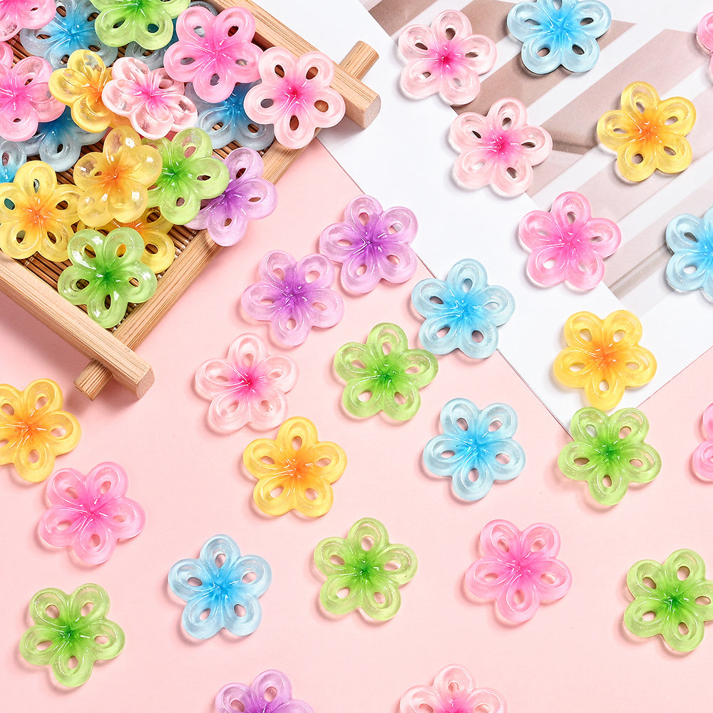 Gradient Flower Beads