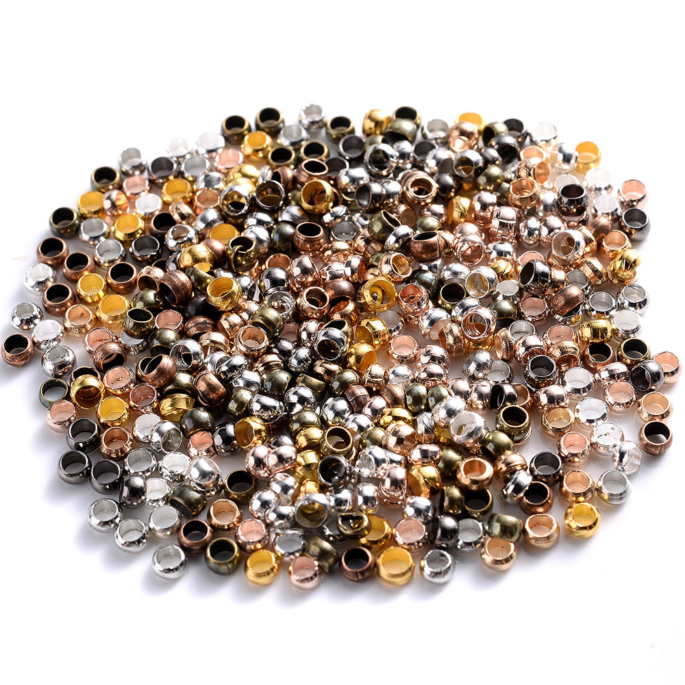 Copper Ball Crimp Beads