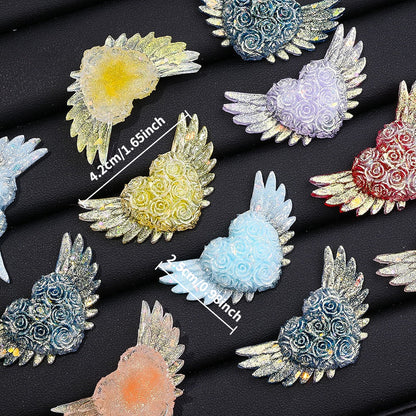Luminous Love Wing Resin Patches