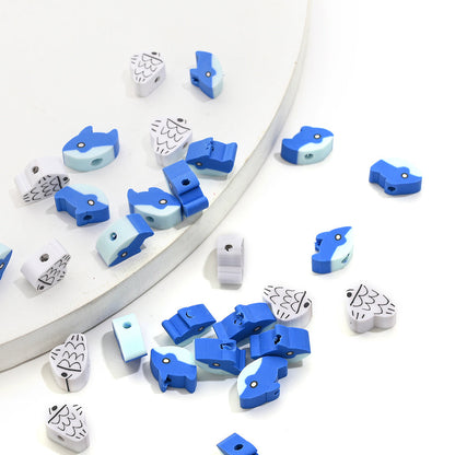 Shark Polymer Clay Beads