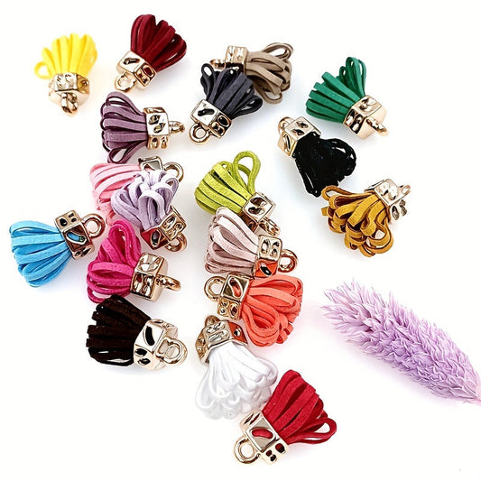 Colorful PU Tassel Pendants