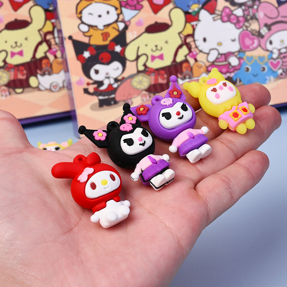 Anime Character Advent Countdown Keychain Box