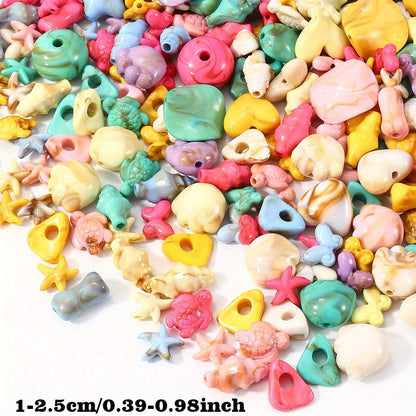 Ocean Style Acrylic Beads