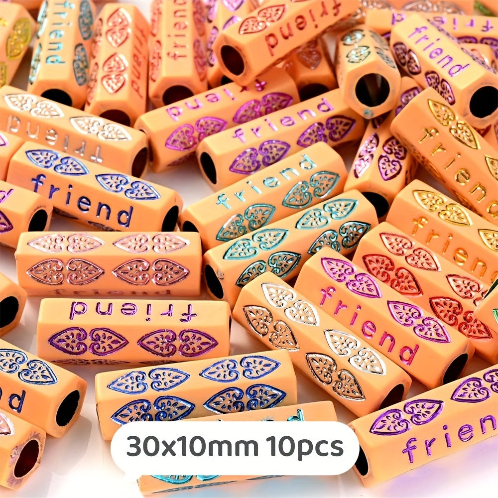 26PCS Mixed Retro Acrylic Bead Set