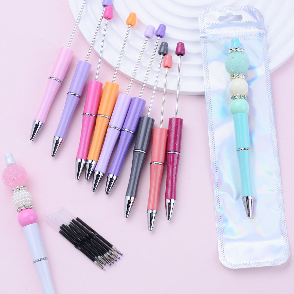 DIY Bead Pen and Pencil Bag Set