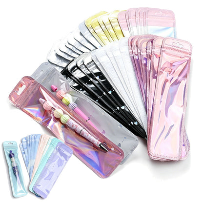 Iridescent Self-Sealing Jewelry Bags