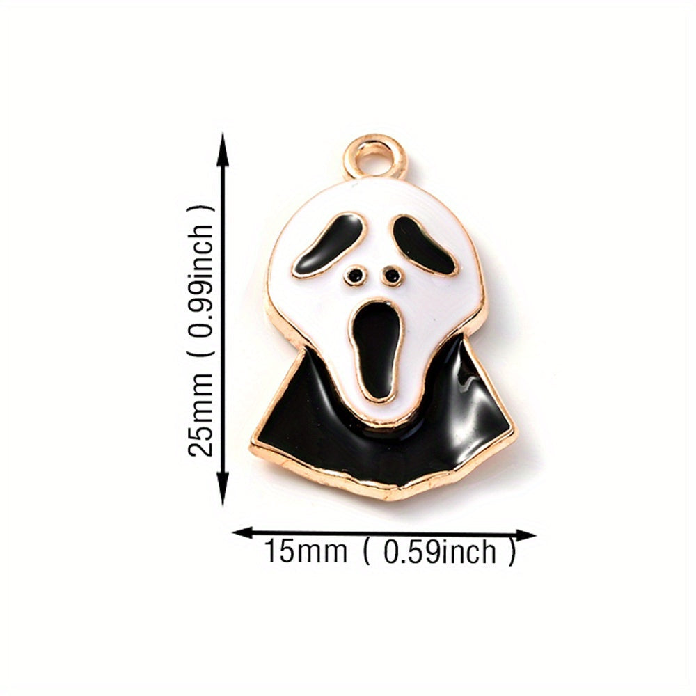 Halloween Alloy Enamel Pendants