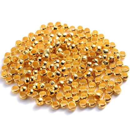 Copper Ball Crimp Beads