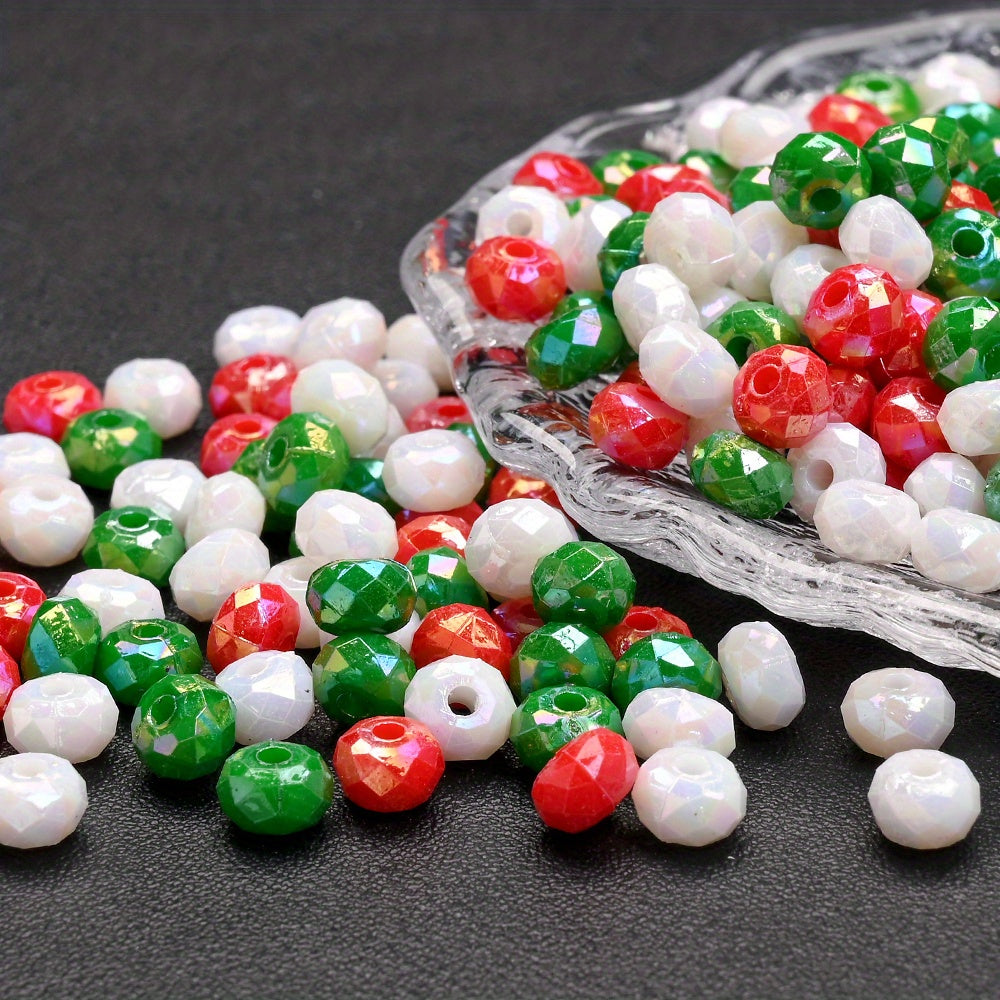 Christmas Acrylic Wheel Beads