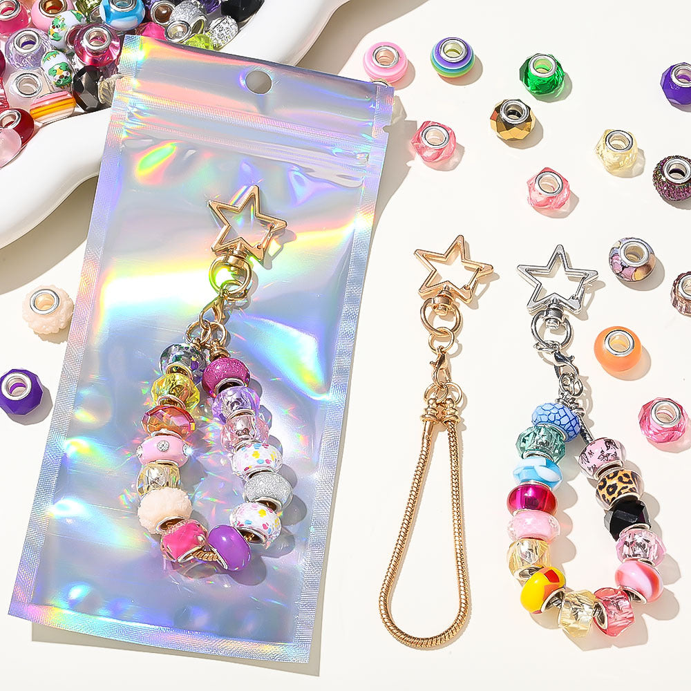 Star Beadable Keychain Set