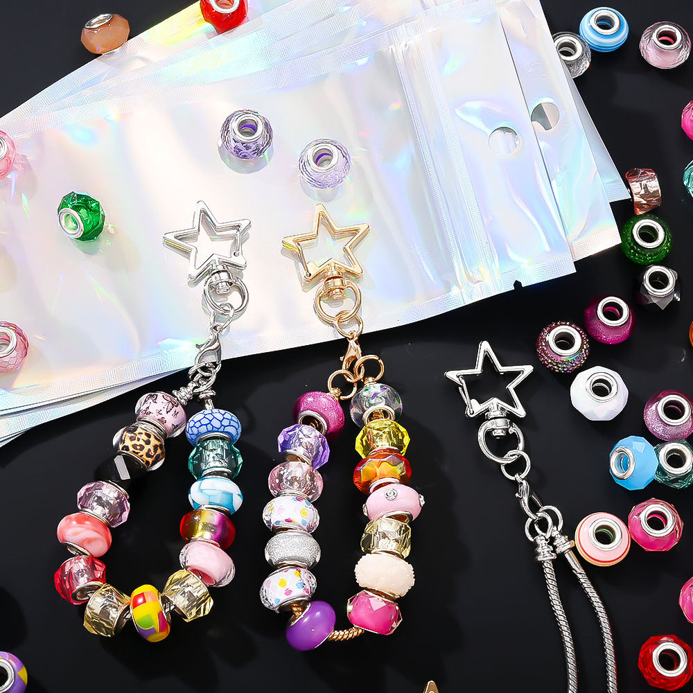 Star Beadable Keychain Set