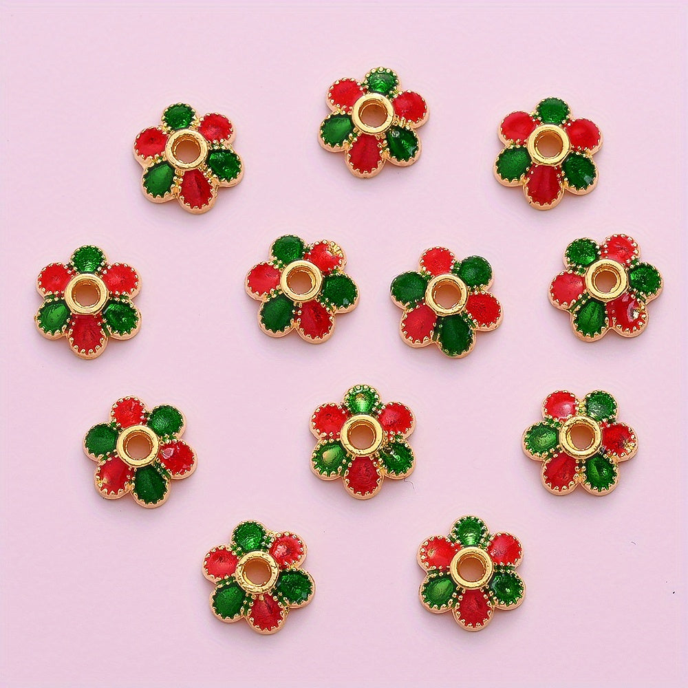 Vintage Alloy Flower Spacer Beads