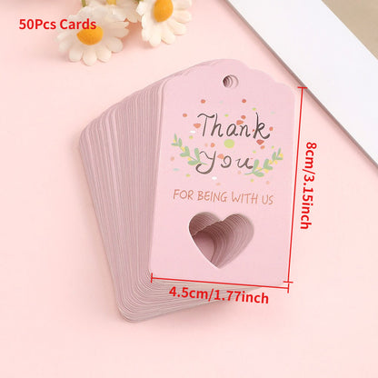 Keychain and Jewelry OPP Packaging Card Set
