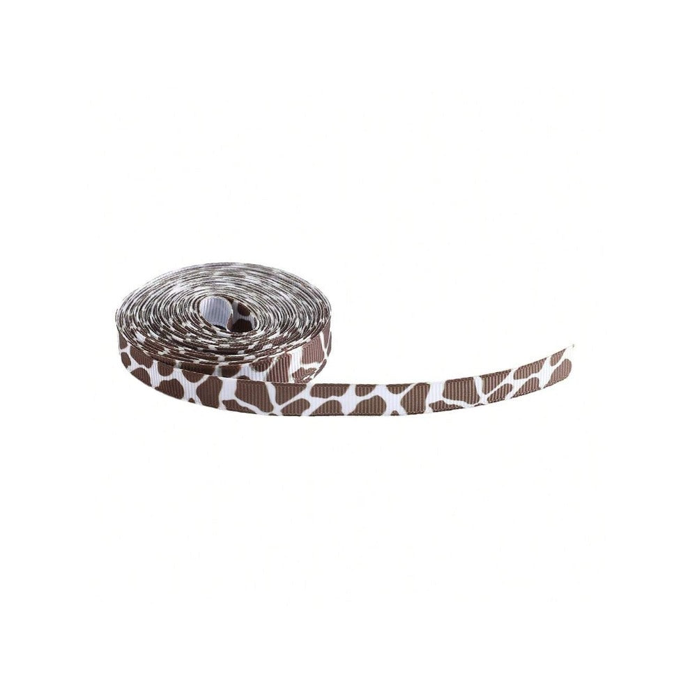 1 cm Fashion Animal Print Fabric Ribbon