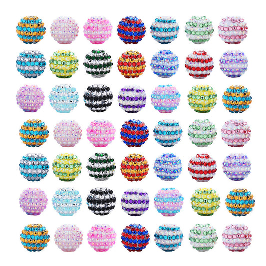 Rhinestone Rondelle Spacer Beads