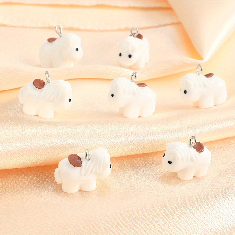Mini Pony Resin Pendants