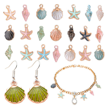 Ocean Enamel Pendants
