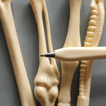 15-Piece Imitation Bone Shape Ballpoint Pens
