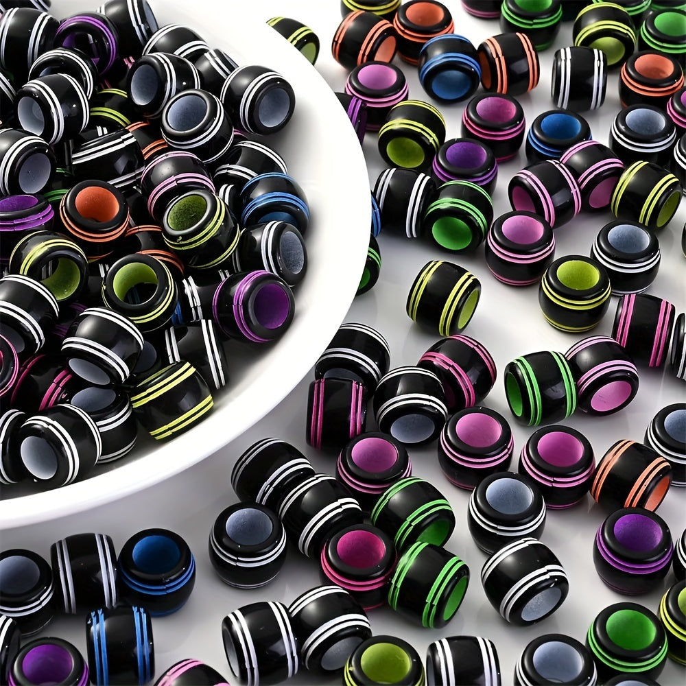 Mixed Color Irregular Acrylic Beads