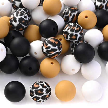 Mixed Color Heart Silicone Beads