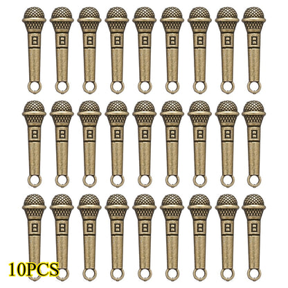 Microphone Alloy Pendants