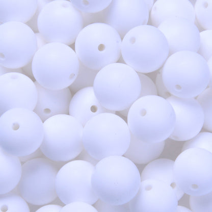 12 mm Round Silicone Beads