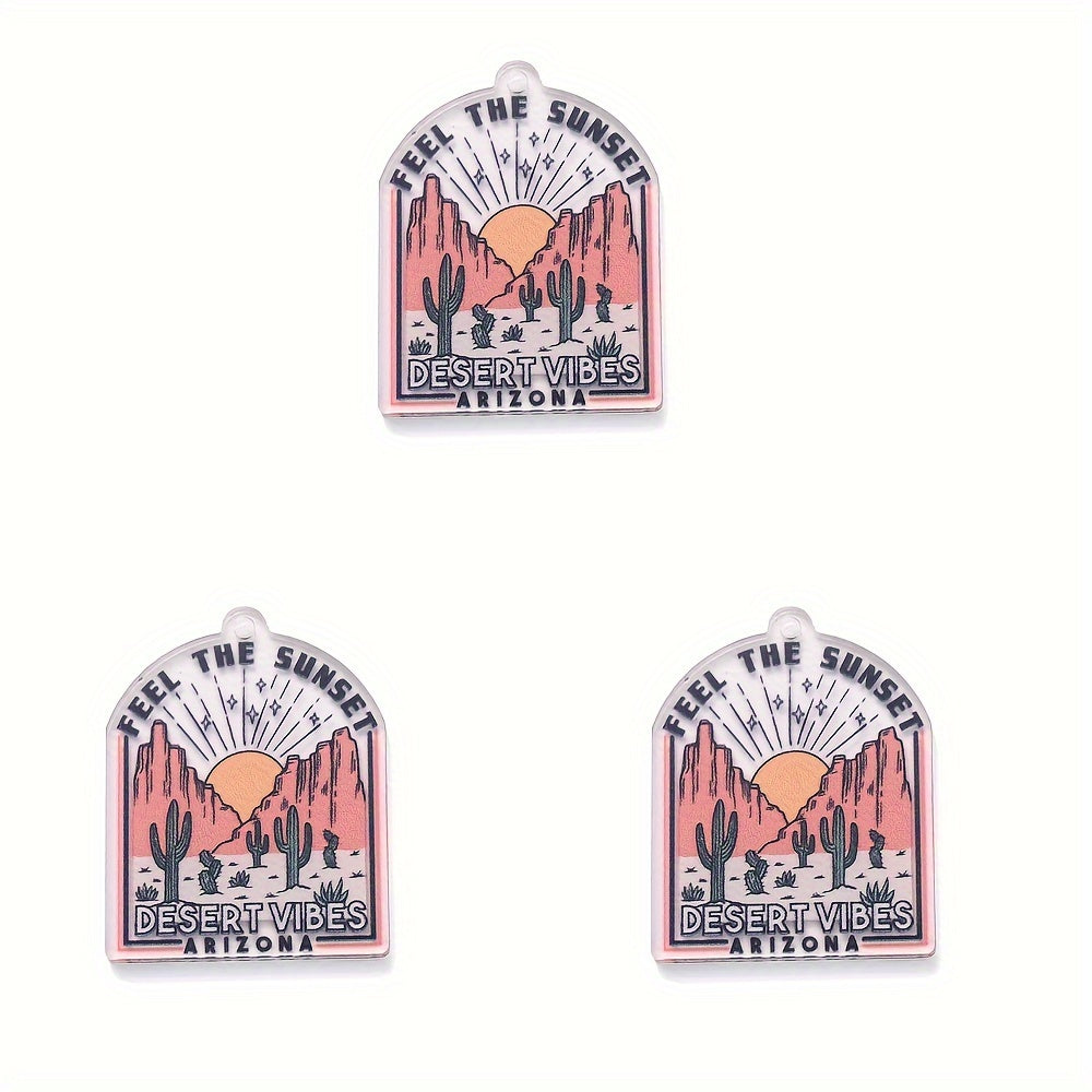 Cowboy Series Acrylic Charms