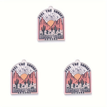 Cowboy Series Acrylic Charms