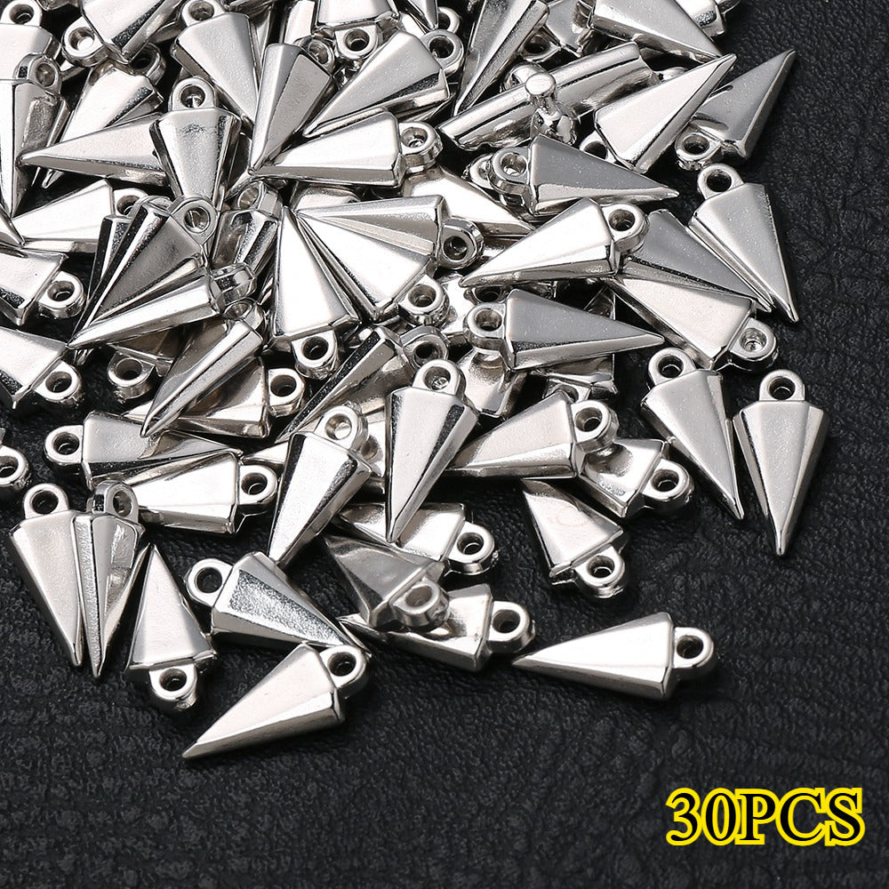 Gold & Silver CCB Plastic Pendants
