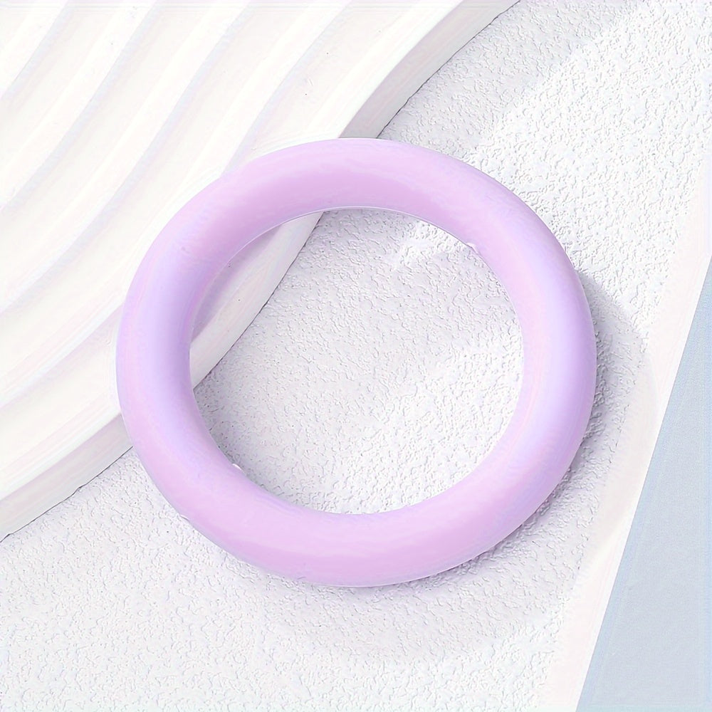 Round Silicone Pendant Rings