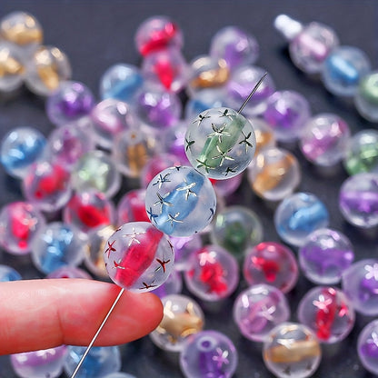Starfish Heart Acrylic Beads