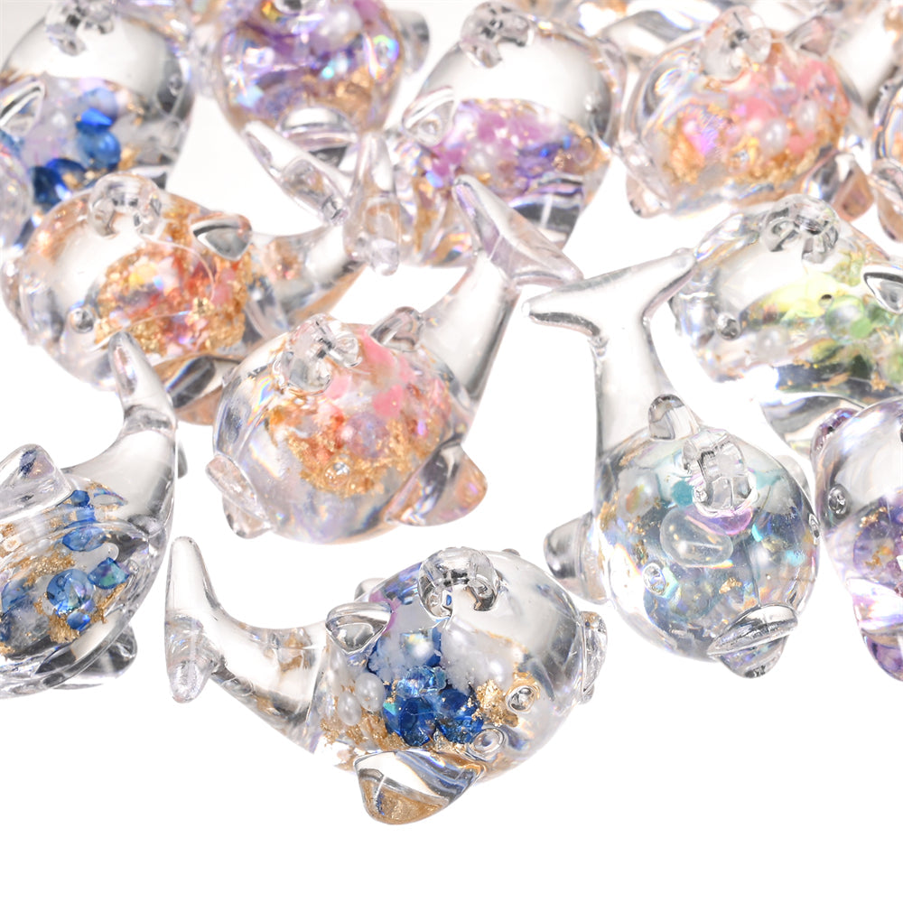 Luminous Resin Pendant Charms