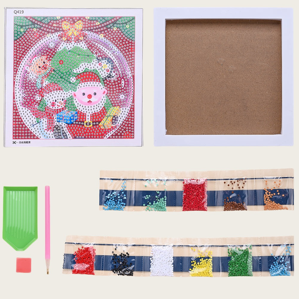 Diamond Art Christmas Ornament Kit