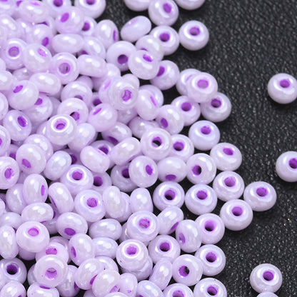 Colorful 3 mm Donut Rice Spacer Beads