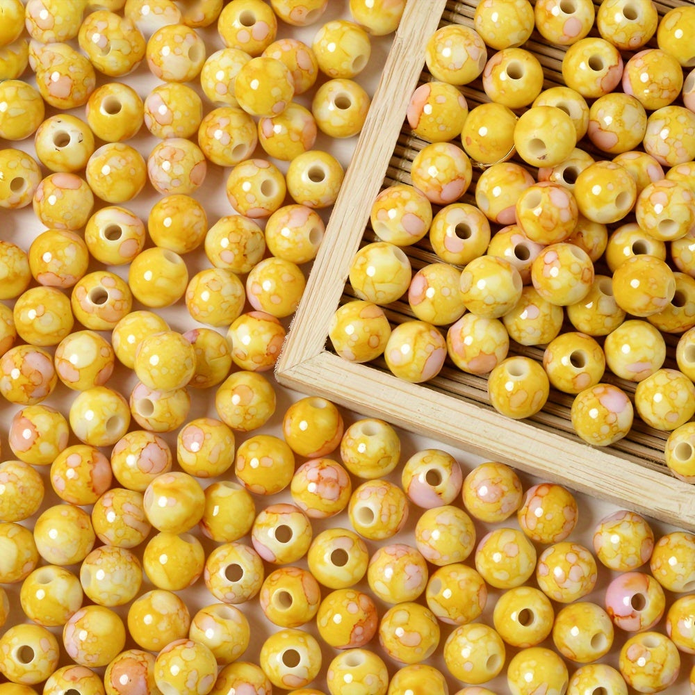 Cracked Acrylic Beads