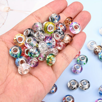 Ink Dot Acrylic Beads