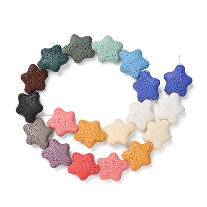 Colorful Star Stone Bead