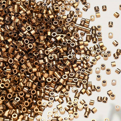 Antique Metal Plated Rice Beads