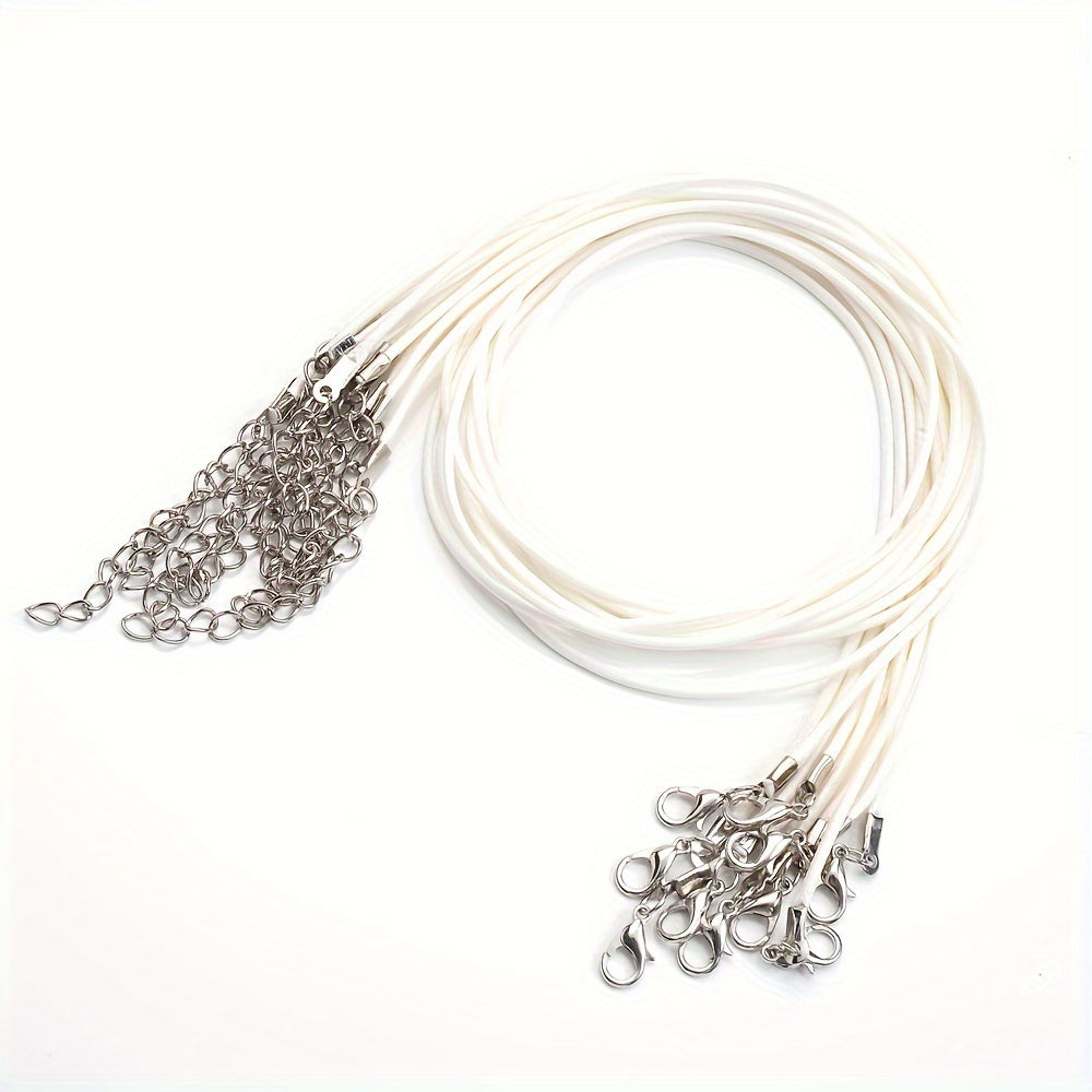 Waxed Leather Necklace Cord