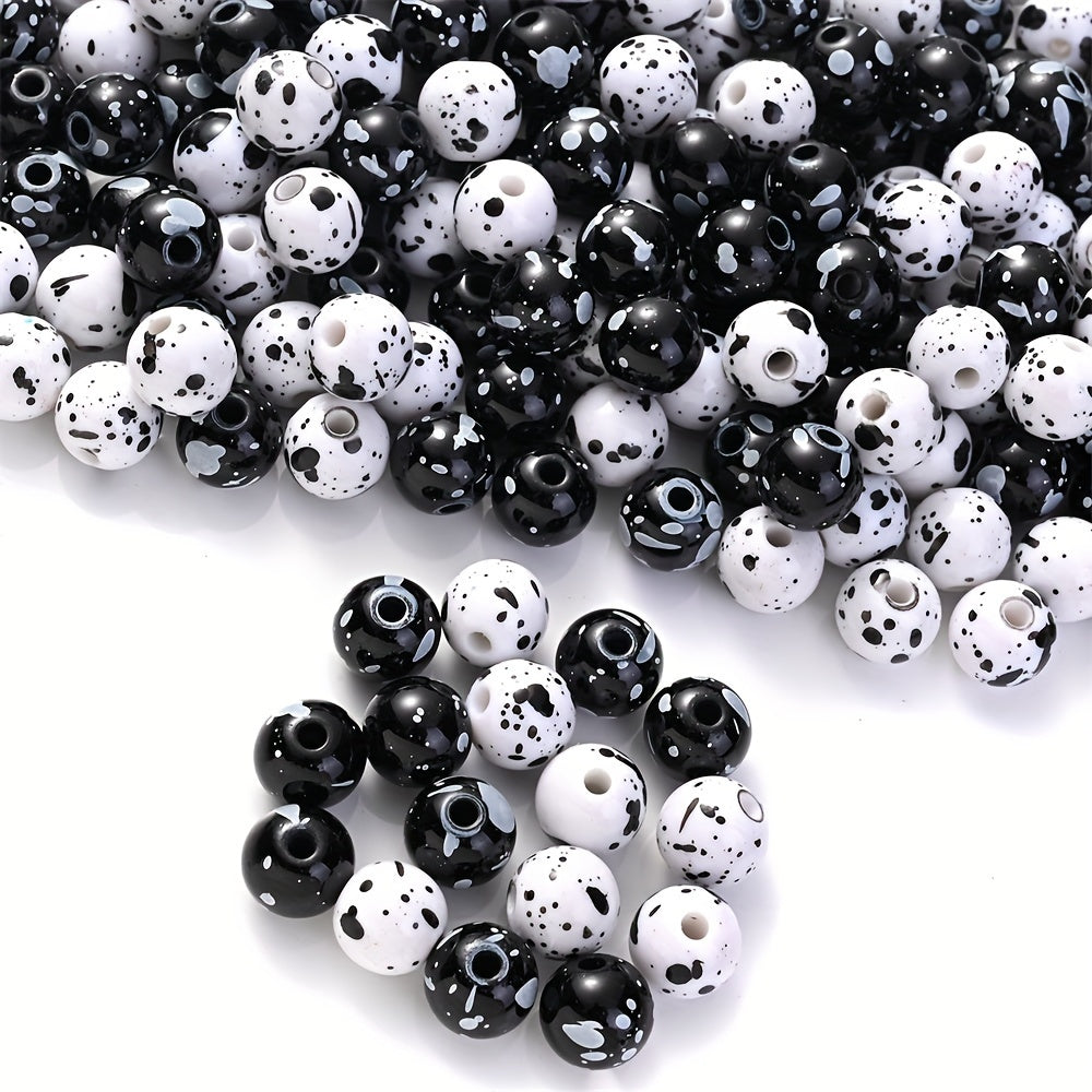 Acrylic Ink Round Beads