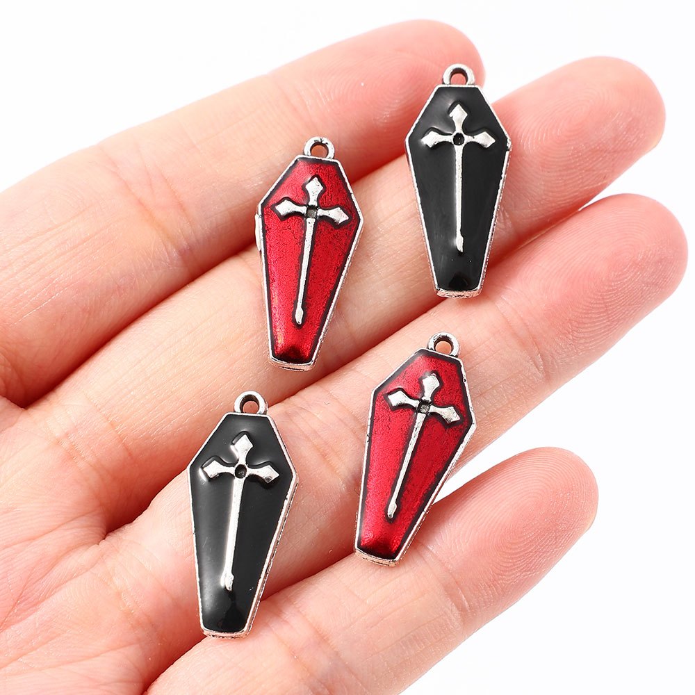 Halloween Coffin Alloy Charms