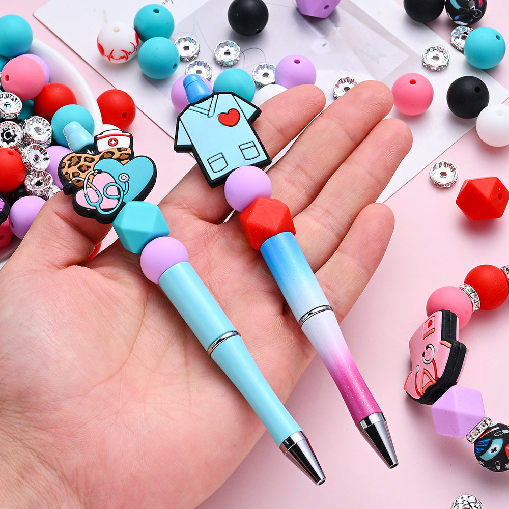 Medical Theme Silicone Beads