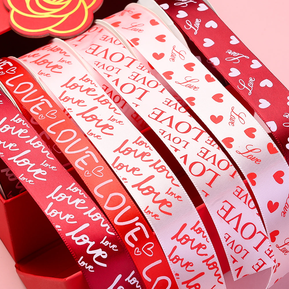 Love Heart Grosgrain Ribbon
