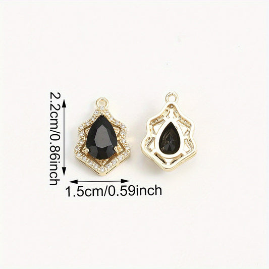 Glass Waterdrop Pendants