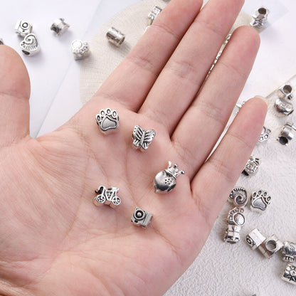 Mixed Alloy Large Hole Beads