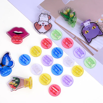 11x20 mm Clear Card Holder Clips