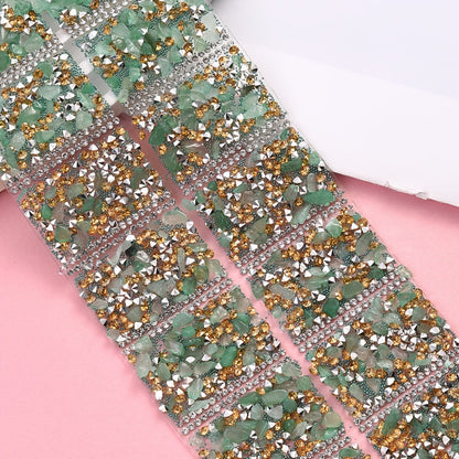 14PCS 40×30mm Self-Adhesive Decorative Gravel Embellishment Set
