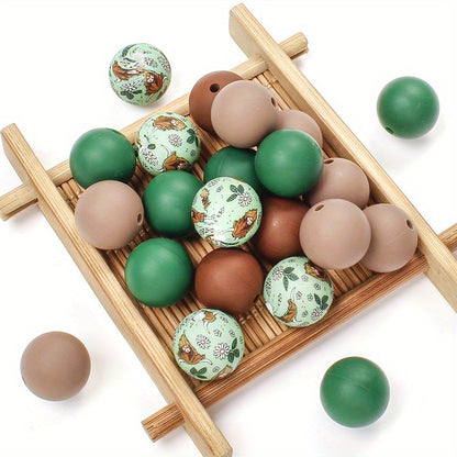 Mixed Flower Silicone Spacer Beads